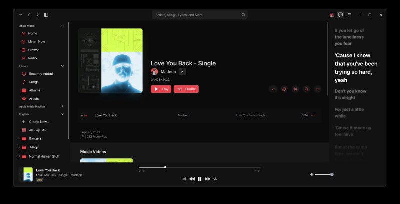 Cider #开源 的Apple Music客户端，适用于Windows、Linux、macOS等 #音乐