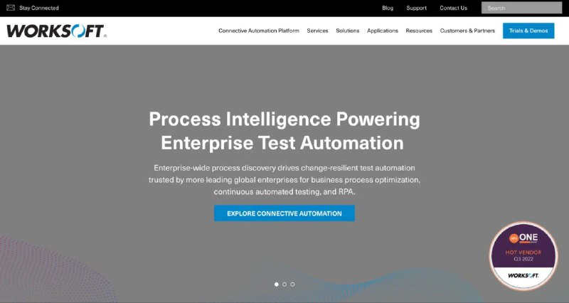 WorksoftWorksoft为复杂的打包和混合应用程序提供高效的端到端业务流程测试，其无代码解决方案跨用户类型广泛应用，尤其在SAP测试领域表现卓越