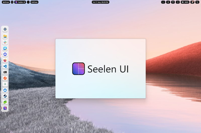 Seelen UI 一款旨在增强 Windows 桌面体验的工具，重点关注自定义和生产力