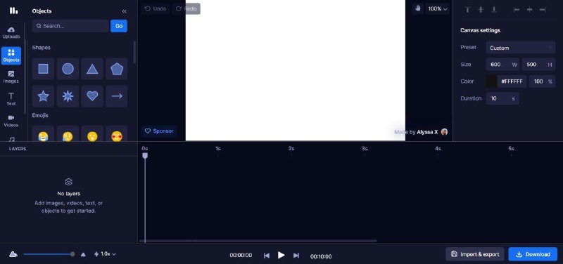 Motionity免费开源的在线动画设计工具