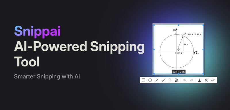 Snippai | AI 智能截图与内容解析工具一款由先进 AI 算法驱动的智能截图工具，功能全面，体验高效，帮助你更轻松地处理截图内容