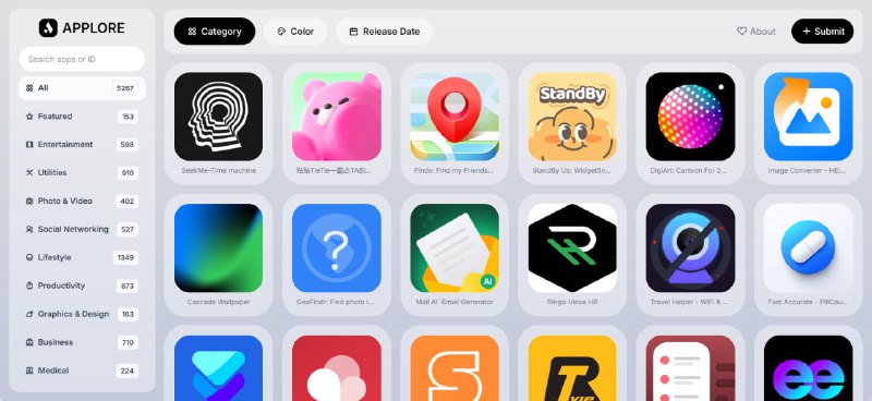 APPLORE分享 ios 应用的 logo 以供灵感