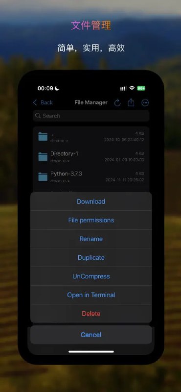 Nex Terminal - SSH & SFTP 终端工具一款专为Mac、iPhone、iPad量身打造的SSH终端工具，采用原生开发，体积小，内存占用低，体验流畅，颜值在线
