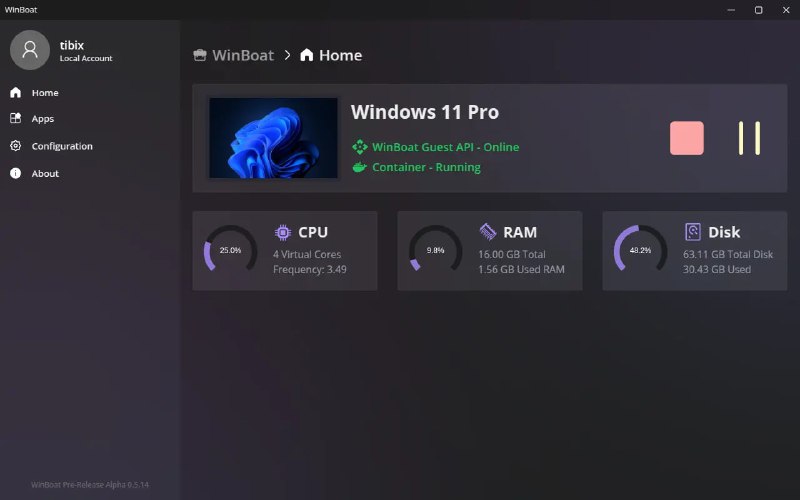 WinBoat让你可以在 Linux上运行 Windows 应用，无缝集成