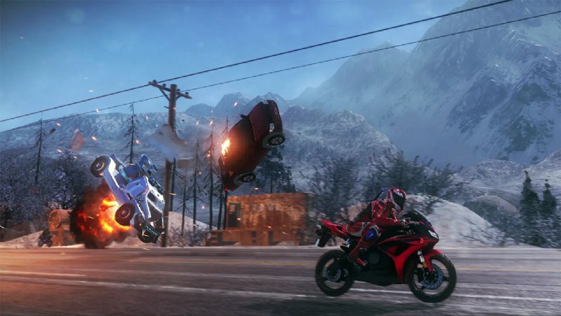 #限免 #游戏 #EPIC公路救赎Road Redemption在《Road Redemption》中，您可以带领一群摩托车手踏上穿越全国的史诗般的旅程，体验这场驾驶战斗路怒冒险
