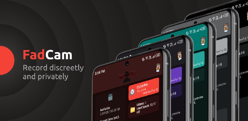 FadCam 一款注重隐私保护的安卓后台视频录制应用，专为个人安防、事件记录等正当用途设计