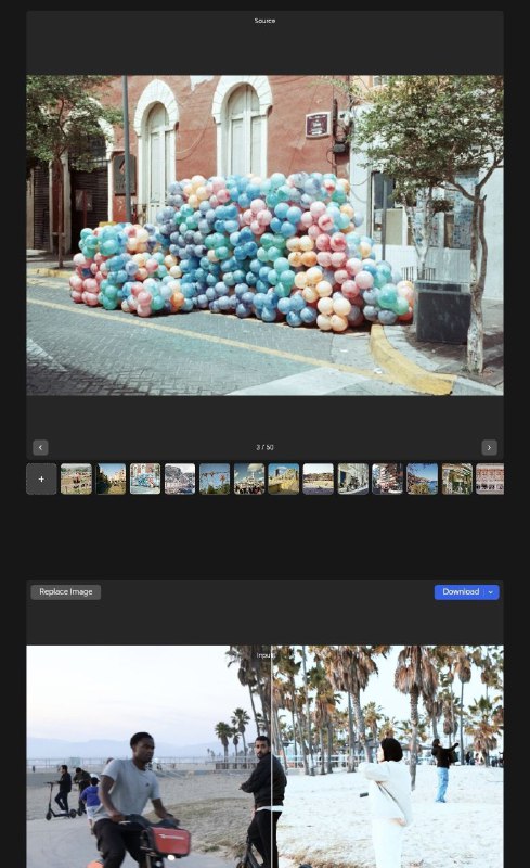 Polarr AI 色彩匹配工具一款免费的在线工具，旨在帮助用户轻松将任意图像的色调和风格应用到自己的照片中