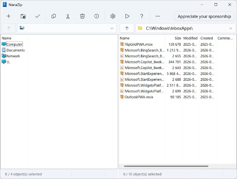 NanaZip专为现代 Windows 体验而设计的 7-Zip 衍生工具点击访问#Windows #解压缩