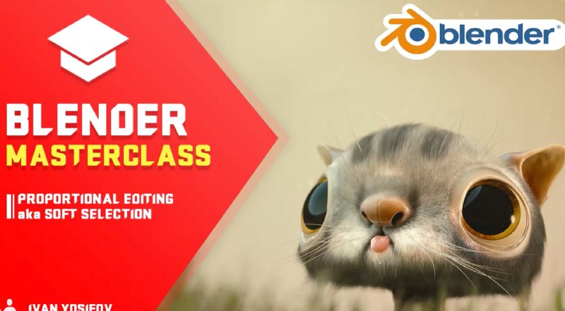 [英文教程] Blender 3D 大师班链接：