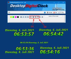 DesktopDigitalClock一款非常漂亮的桌面数字时钟 ，可以在桌面上显示时间和日期帖子下方#Windows #桌面美化