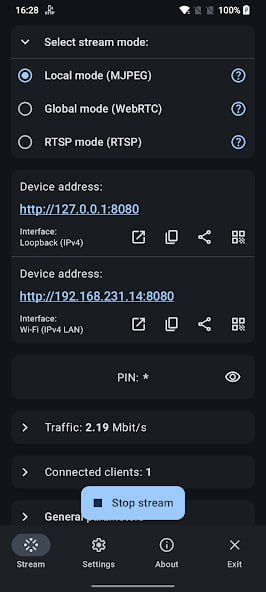 ScreenStream一款免费开源串流投屏共享便捷式工具