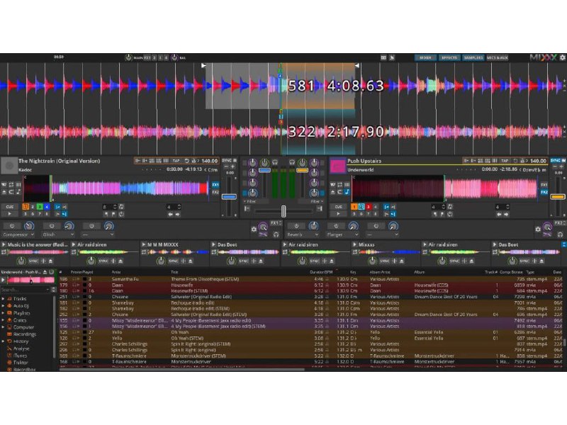mixxx免费开源的 DJ 混音软件