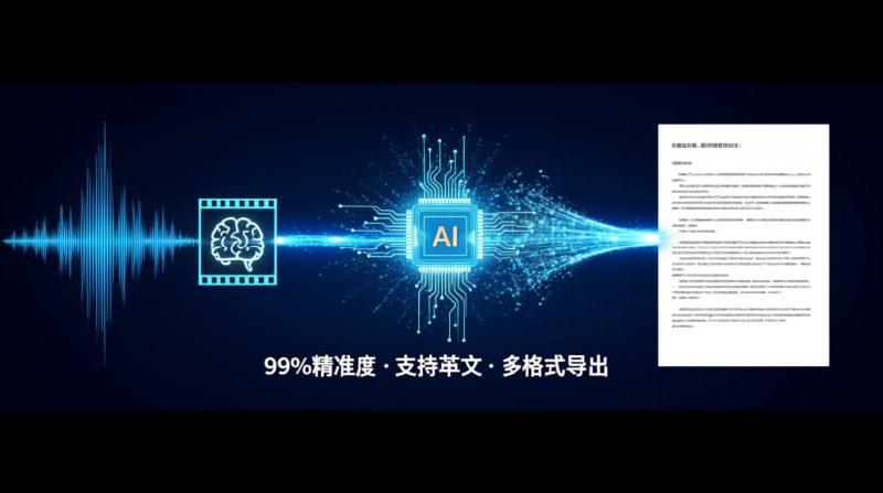 还在为整理录音烦恼吗？Transkriptor 帮你一键搞定！💡 核心功能:将任何音频或视频文件，以高达 99% 的准确率转换为文本