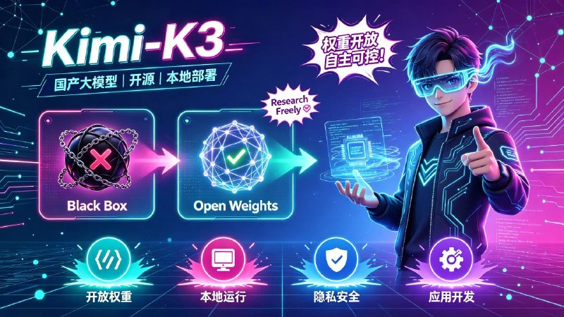 🤖 Kimi-K3 国产大模型📦 AI大模型 ｜ 开源项目 ｜ 本地部署