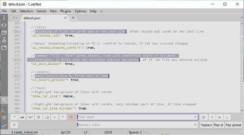 CudaText一款跨平台文本编辑器，使用 Object Pascal 编写