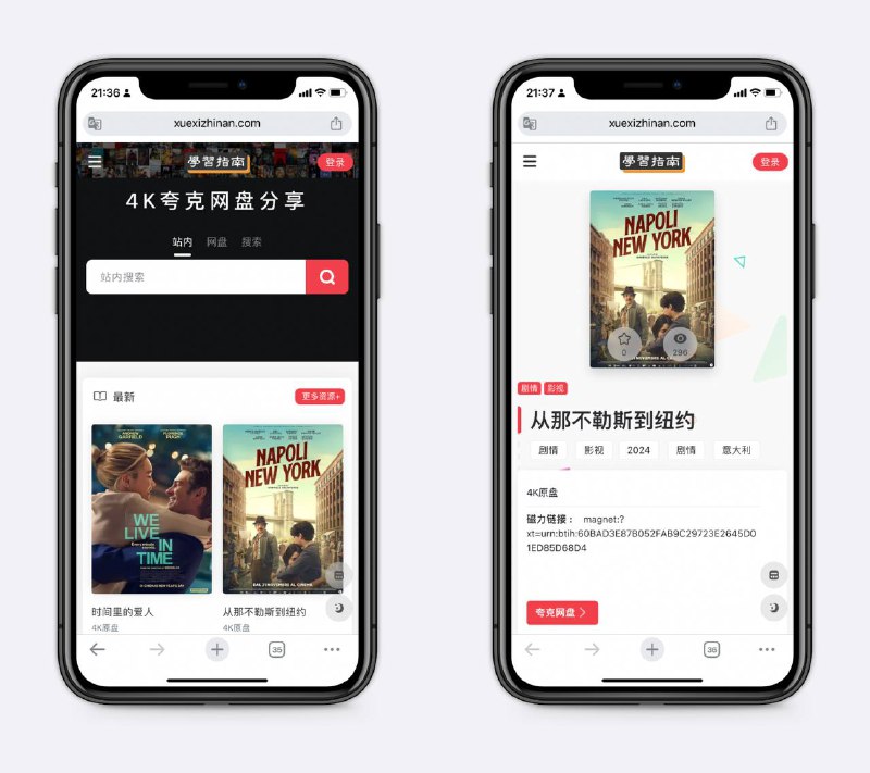 4K原盘下载站（关闭梯子更快）支持磁力、夸克下载，喜欢高品质影视的可以收藏～