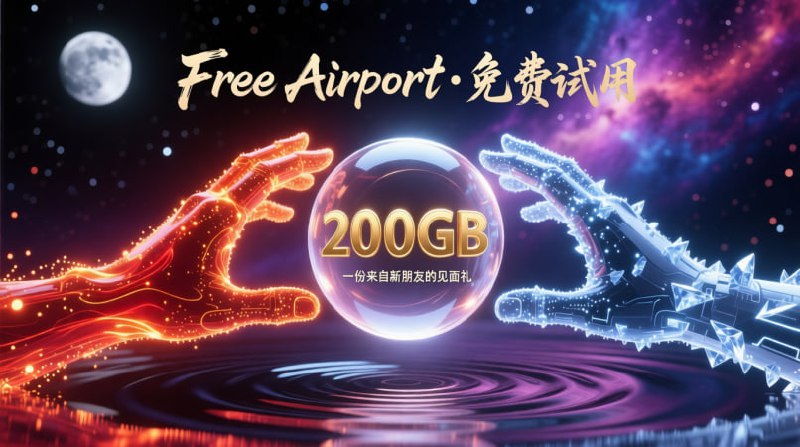 🛫 Free Airport —— 高速节点注册即送 200G全球覆盖 · 多协议 · 免费试用注册福利  🎁 真实邮箱注册并验证，送 200GB 免费流量  协议支持  ⚙️ anytls · ss · vless  节点信息  🌐 节点总数：29  📍 地区覆盖：14 国  🇭🇰 🇹🇼 🇯🇵 🇸🇬 🇺🇸 🇩🇪 🇬🇧 🇦🇺 🇲🇾 🇹🇭 🇮🇩 🇮🇷 🇳🇱 🇫🇯  🌐 立即注册  #机场推荐 #高速节点 #科学上网