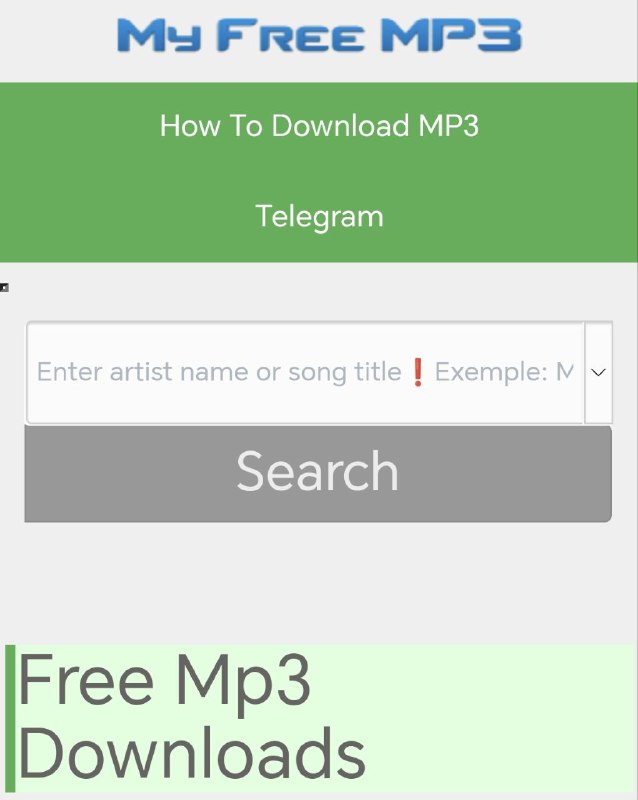 我的免费MP3 官方音乐曲目下载