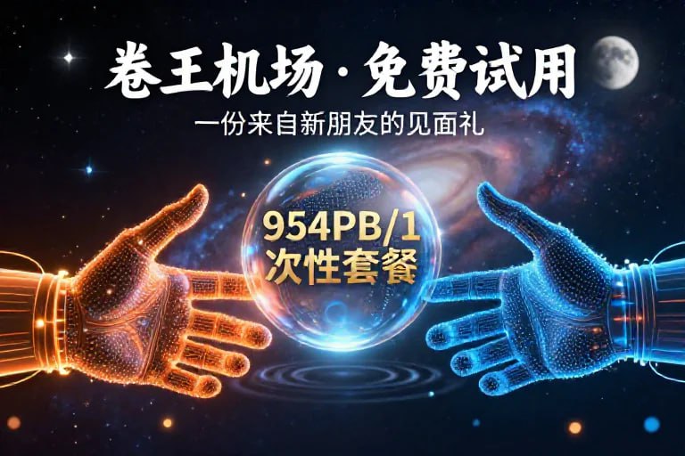 ✈️ 卷王机场（公益节点）- 注册即送无限流量 ✈️🎁 免费套餐：  公益节点 · 954PB / 1 次性  （注册即自动赠送）🌍 节点覆盖：  🇺🇸 美国 ｜ 🇭🇰 香港 ｜ 🇹🇼 台湾 ｜ 🇸🇬 新加坡 ｜ 🇯🇵 日本  🇬🇧 英国 ｜ 🇨🇦 加拿大 ｜ 🇩🇪 德国 ｜ 🇫🇷 法国 ｜ 🇳🇱 荷兰 ｜ 🇷🇺 俄罗斯⚙️ 协议类型：  - Hysteria  - Trojan  - VLESS  - VMess🔗 注册地址：  👉 点击注册，直接白嫖‼️ 三连提醒：  1️⃣ 公益节点为共享资源，稳定性看时段  2️⃣ 套餐为一次性流量，用完即止  3️⃣ 白嫖体验为主，别抱太高预期#白嫖机场 #公益节点 #多协议