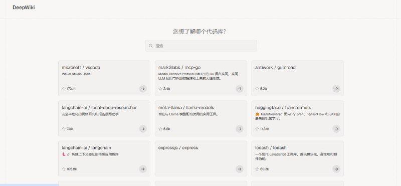 📚 🔁 DeepWiki📦 AI 文档 ｜ GitHub 仓库解析 ｜ 代码助手
