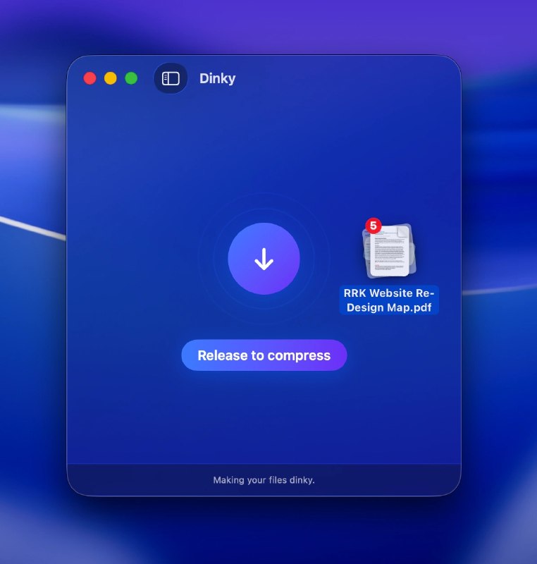 Dinky ｜本地文件智能压缩工具  专为 macOS（Apple Silicon） 打造的免费开源应用，可自动压缩 图片、视频、音频与 PDF，支持拖拽、剪贴板压缩、URL 压缩、批量处理、预设保存、格式转换、OCR、元数据清理、Watch Folder 自动化、CLI 与本地 API 等功能