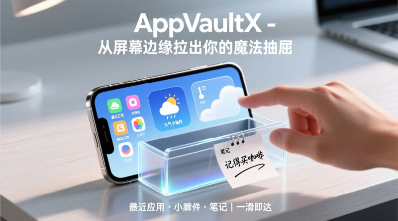 AppVaultX | 你的安卓通用快捷面板一款开源、免费、注重隐私的三星 App Vault 替代品，适用于所有安卓设备