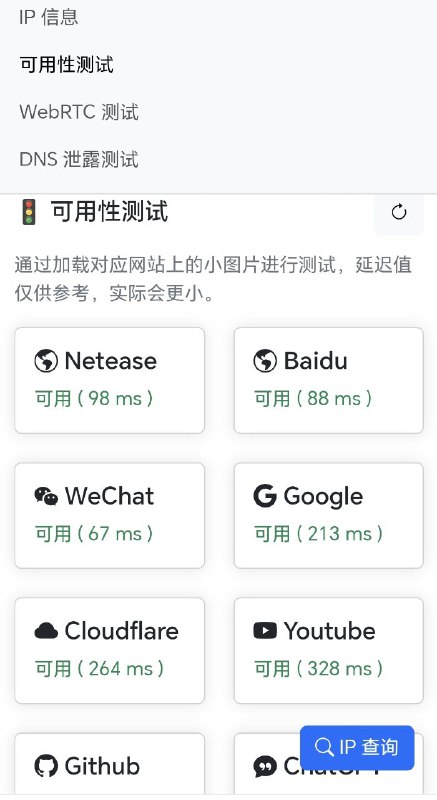查询本机 IP 地址及归属地 | 查看 WebRTC 连接 IP ｜ DNS 泄露检测 | 查询他人IP信息