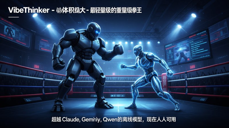 🔥 AI 圈大地震！3.5GB 模型性能干翻 Claude、Gemini？！🔥忘掉那些几十上百 GB 的庞然大物吧！一款名为 VibeThinker 的离线模型，正在颠覆我们对“强大”的认知！🚀 为什么说它是“核弹”？    ✅ 性能逆天: 在多项基准测试中，击败了 Claude, Gemini, Qwen, DeepSeek 等所有顶级模型！    ✅ 体积小到离谱: 整个模型只有 3.5 GB，比一部电影还小！    ✅ 你的电脑就能跑: 无需顶级显卡，普通电脑甚至个人服务器就能轻松运行