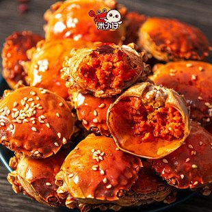 米小仔罐装即食香辣蟹380g 顺丰包邮！开罐即食，非常美味！官方原价48.8元， 券后价18.8元包邮 抢券下单地址：
