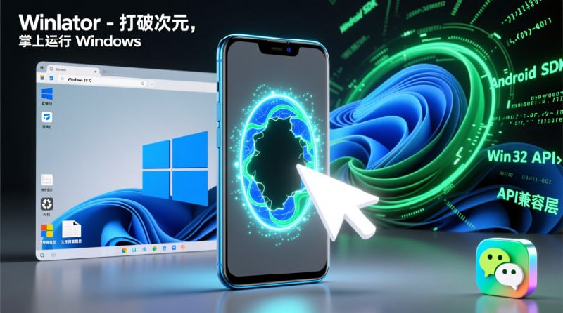 💻 在安卓上运行 Windows 应用：Winlator 使用教程Winlator 是一款强大的安卓版 Windows 模拟器，它能让你在安卓手机或平板电脑上直接运行 Windows 软件