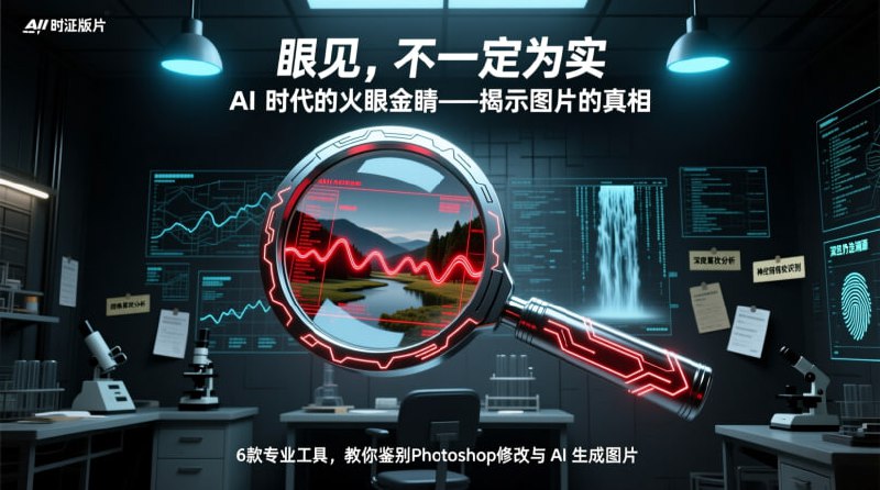 AI 时代的“火眼金睛”精选 6 款强大的工具，助你轻松鉴别图片是被 PS 过，还是由 AI 生成