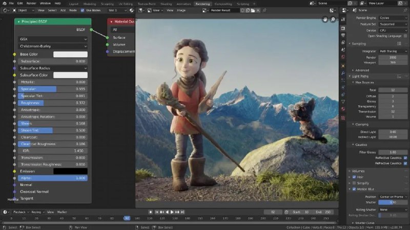 Blender是一款特别优秀的3D 制作软件
