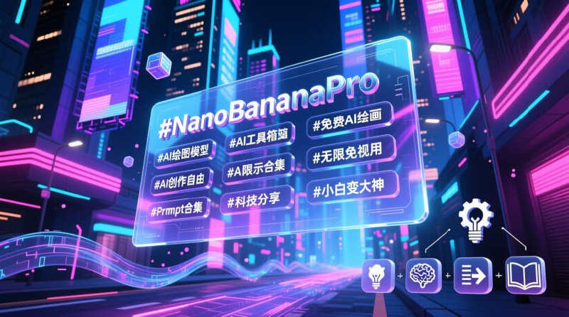✨ 独家秘籍！Nano Banana Pro 提示词库与免费使用指南！💻 终极 AI 绘图资源放送！本次为您打包提供超过 1000 个 Nano Banana Pro 模型专属提示词（Prompt），并列出所有支持该模型且可免费使用的平台，助您轻松实现 AI 创作自由