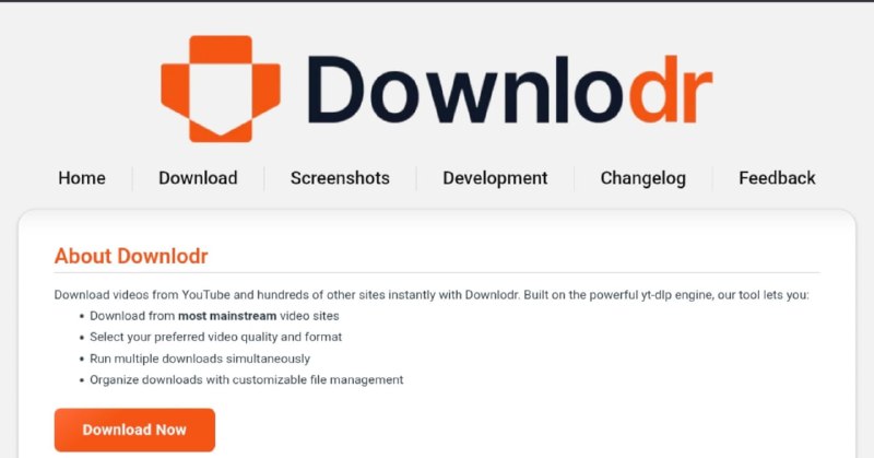 🚀 Downlodr — 功能强大的视频 & 音频下载工具是否曾经想从 YouTube、Instagram、Twitter、TikTok 等平台下载视频或音乐，却找不到简单的方法？Downlodr 来帮你解决！这是一款专业、友好的下载工具，让你轻松保存喜欢的内容