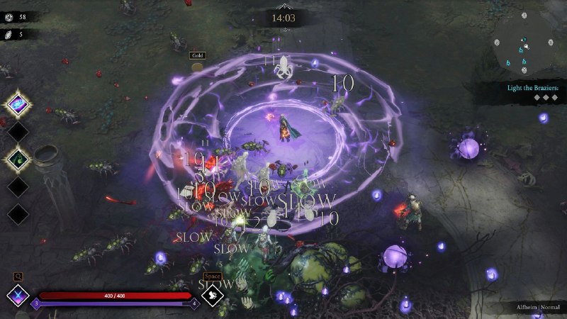 #限免 #游戏 #EPICJotunnslayer: Hordes of Hel《地狱之族》（Hordes of Hel）是一款扣人心弦的Roguelike生存游戏，背景设定在北欧神话的黑暗领域
