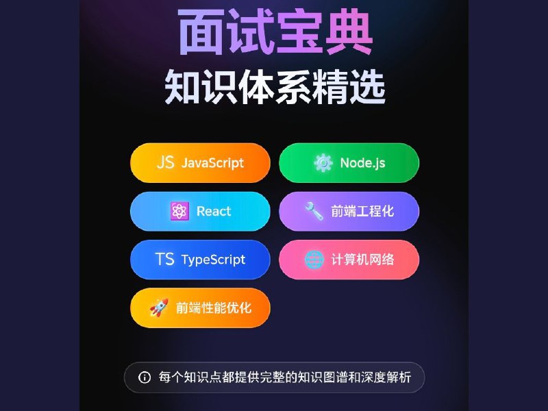 面试导航深入的前端与后端技术面试知识库，旨在为技术学习者提供一个系统化的学习平台