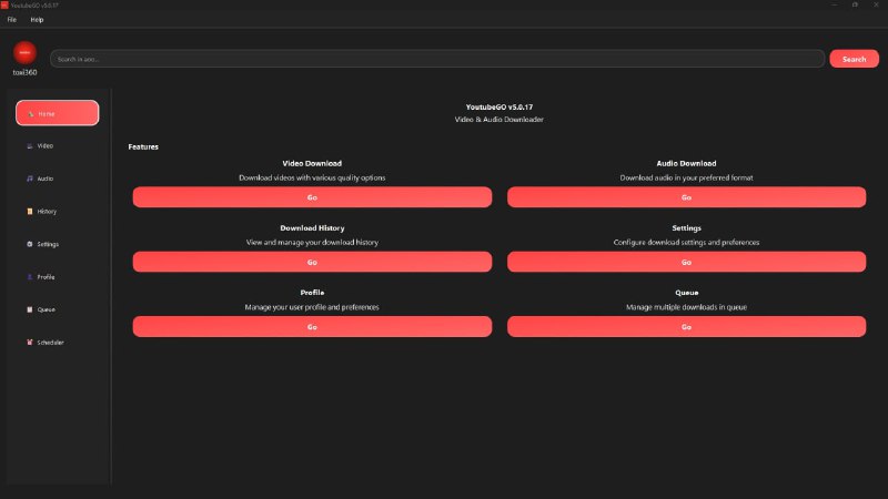 YoutubeGO 5.0以最高质量下载您喜爱的内容