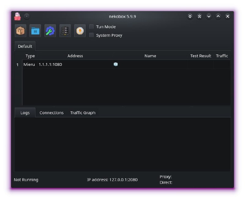 🔁 NyameBox / NekoBox for PC📦 开源客户端 ｜ 多协议代理工具 ｜ 桌面端➤ 多平台支持｜Windows / macOS / Linux➤ 多协议兼容｜支持 VLESS / VMess / Trojan / SS 等➤ 新协议支持｜Hysteria2 / TUIC / AnyTLS / Juicity➤ WireGuard支持｜兼容 WireGuard 与 Tailscale➤ Tor / SSH｜支持匿名网络与SSH代理➤ 自定义核心｜支持 Extra Core 与自定义配置➤ 高级玩法｜支持链式代理（Chaining Outbounds）🌐 项目：