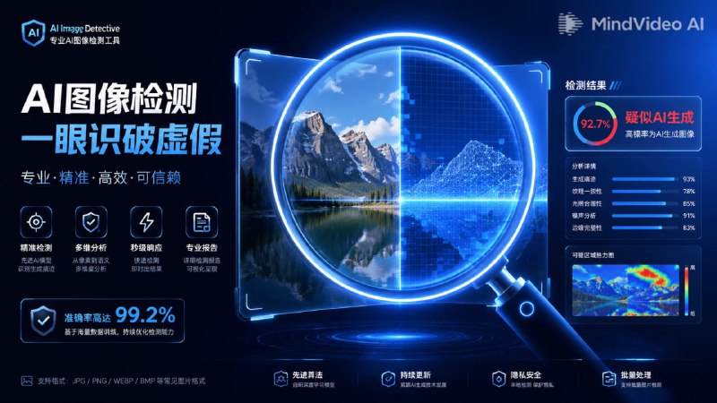 🔍 🧠 AI图片检测工具合集📦 AI检测 ｜ 图像识别 ｜ 真伪分析工具