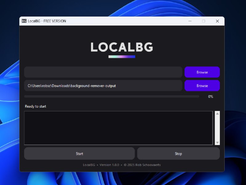 LocalBG - 免费离线 AI 抠图工具• 💻 本地运行: 无需网络，保护隐私• ✂️ 精准抠图: 发丝级细节处理• 🗂 批量处理: 提升工作效率• 💸 完全免费: 无限制，无订阅🔗 下载地址频道 | 💬 群组 | 📬 投稿 | 📨 商务🔄 转发请标注来源: @pgkj666#AI #抠图 #免费