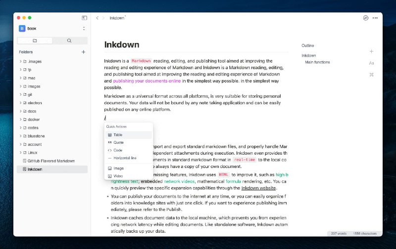 所见即所得的 Markdown 编辑器，改善阅读和编辑体验